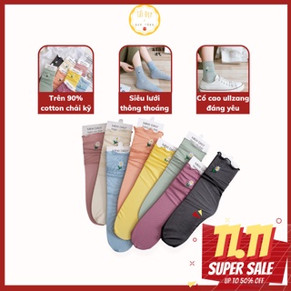 Tất nữ cổ cao 8 màu AUTUMN vớ nữ chất lụa mịn công nghệ dệt lưới thông minh chảy mịn trên da