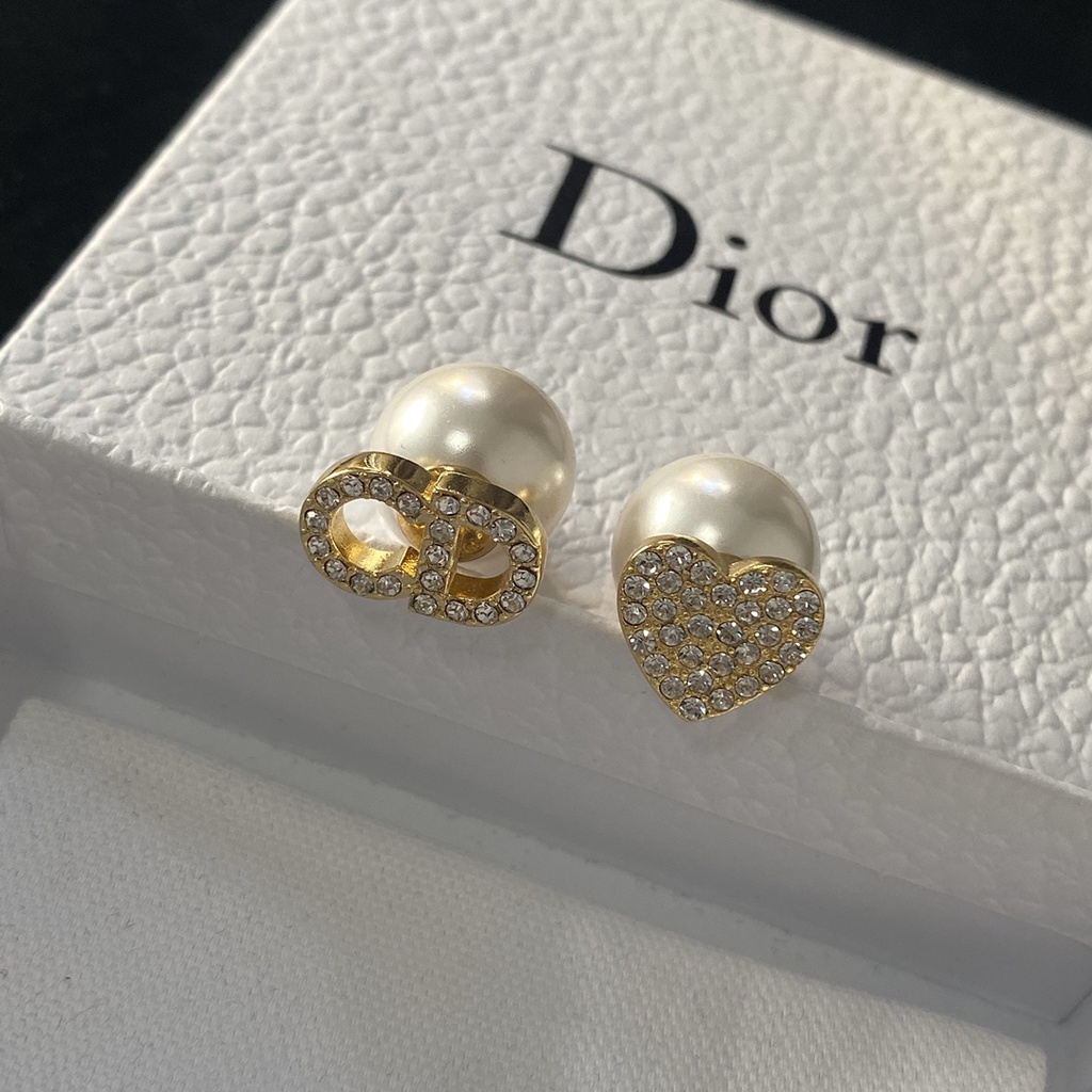 Bông tai xỏ lỗ Dor 2021 kim cương CD bằng đồng thau thời trang cho nữ