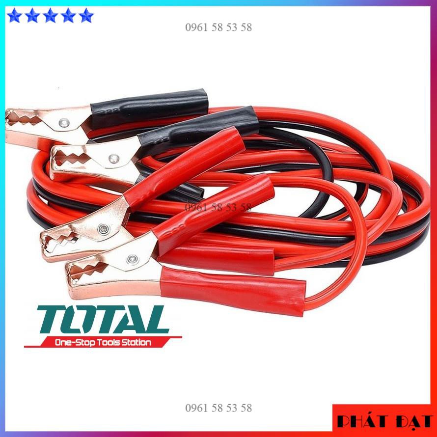 [CHÍNH HÃNG] TOTAL Dây nối sạc bình ắc quy acqui 200AMP 2.5m Booster Cable PBCA12001 (TĐSG)