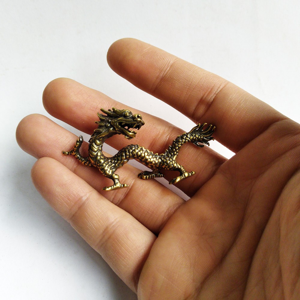 Tượng rồng mini bằng đồng giá rẻ làm phụ kiện tiểu cảnh, phụ kiện bàn trà, trang trí bonsai, làm quà tặng | BigBuy360 - bigbuy360.vn
