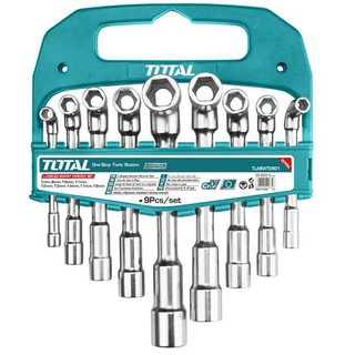 Bộ 9 Chìa Vặn Góc L (Đồng điếu) Total - TLASWT0901