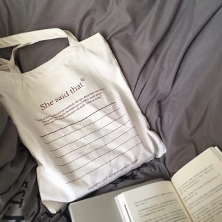 [ẢNH THẬT] Túi Tote She Said...