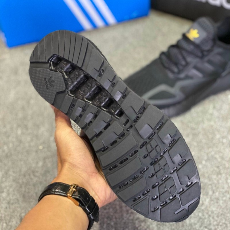 [RẺ NHẤT SHOPEE] Giày Thể Thao Nam Adidas Boost black Lridescent Shock Red