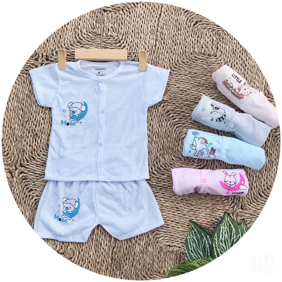 Bộ noubaby,cộc tay bé trai bé gái size 3-14kg