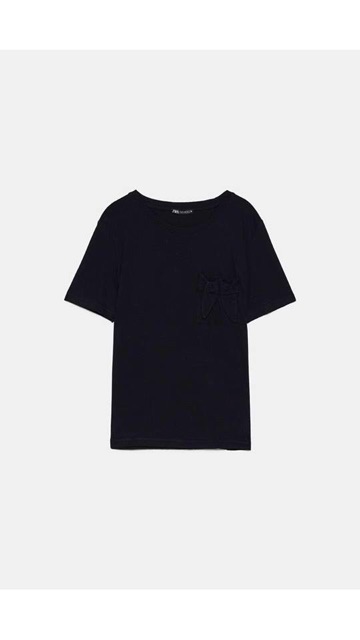 Áo thun nơ túi Zara