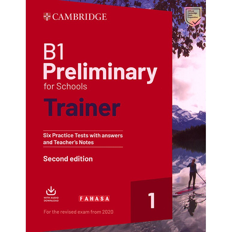 Sách - Cambridge B1 Preliminary for Schools Trainer 1 - Second edition (For the revised exam from 2020)