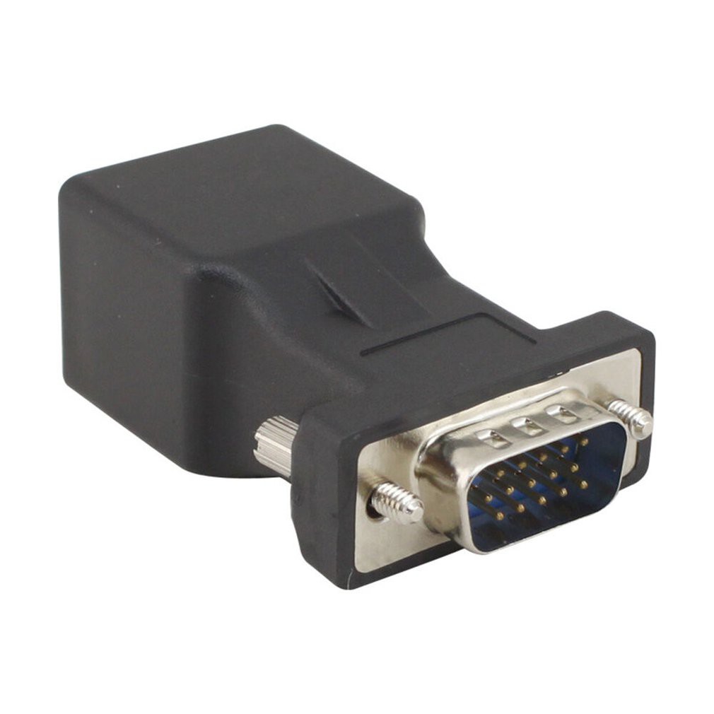 Đầu Chuyển Đổi Từ Ethernet Vga Đực Sang Rj45 15 Pin