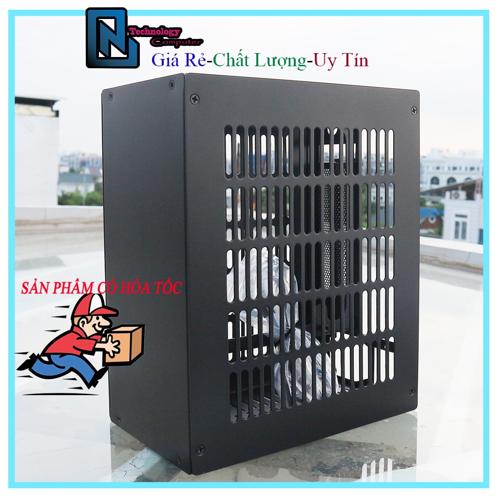 Vỏ Case U1 Máy Tính K39 M24 Sơn Tĩnh Điện Màu Đen Đầy Đủ Ốc Dây Power LED