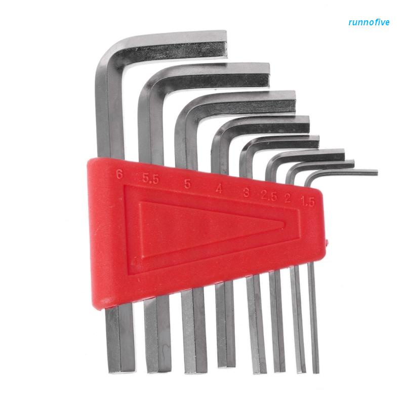 Bộ 8 Cờ Lê Lục Giác 1.5mm -6mm Dùng Sửa Chữa Xe Đạp