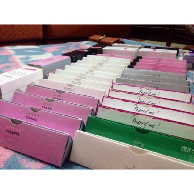 COMBO 15 chai nước Hoa mini Nga 15ml ( ib chọn mùi)