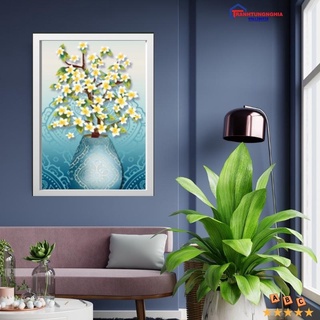 Tranh đính đá bình hoa nghệ thuật DD9542 (50cm x 70cm)