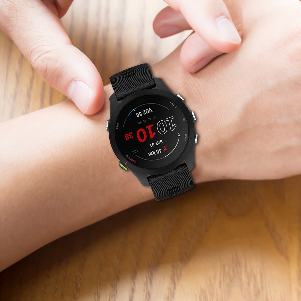 Dây Đeo Bằng Silicone 18 / 20 / 22mm Cho Garmin Forerunner 255 255m 255s 245 245m 158 55 Venu sq 2s 2 Plus