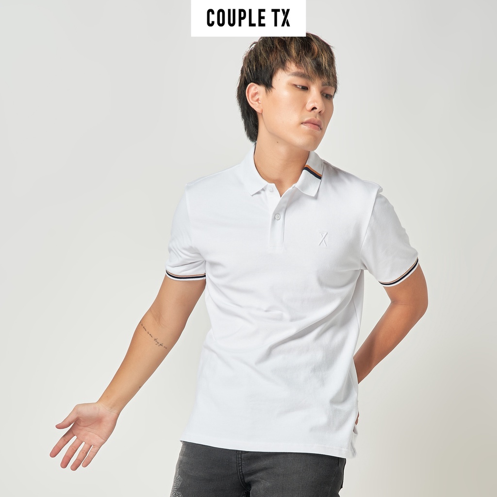Áo Polo Nam In Sọc Phối Màu Couple TX MPO 1005