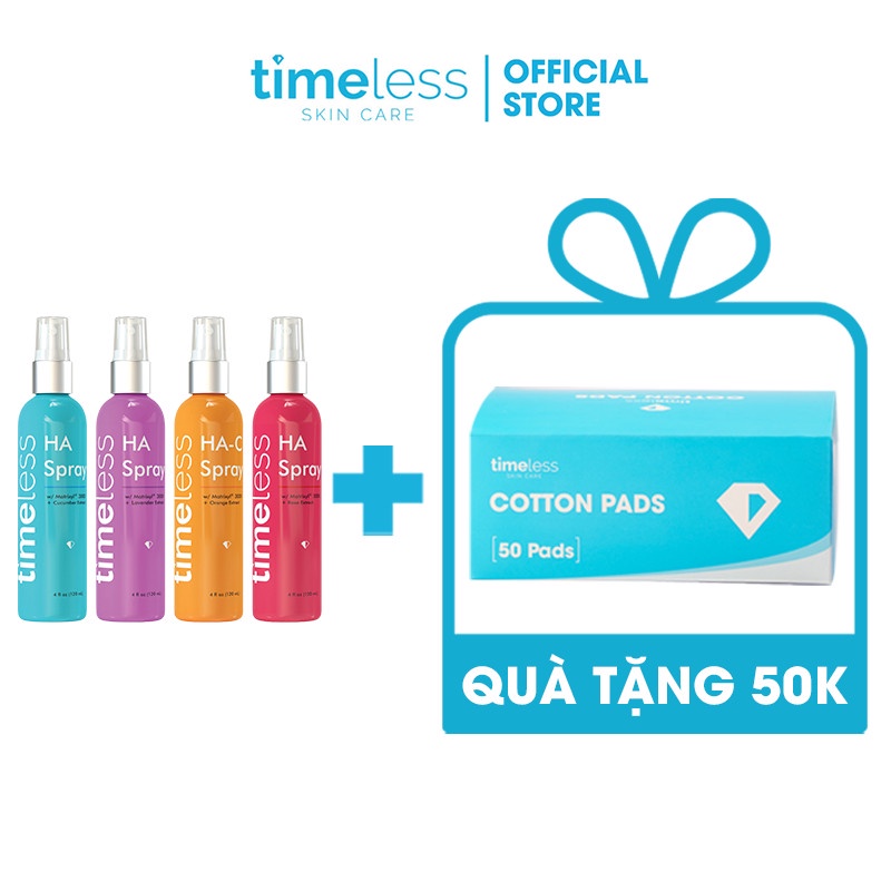 Xịt Khoáng Timeless HA-SPRAY (120ml)