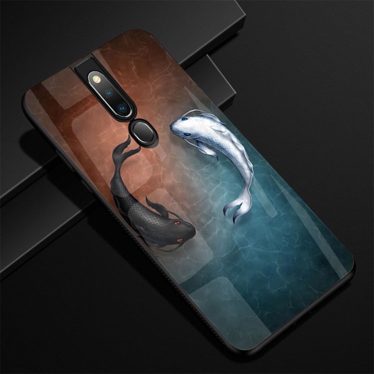 Ốp Lưng OPPO F11 PRO mặt kính cường lực cao cấp thiết kế Độc Quyền