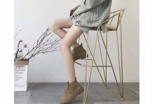 Giày cao cổ da lộn vintage ulzzang 🍂 | BigBuy360 - bigbuy360.vn