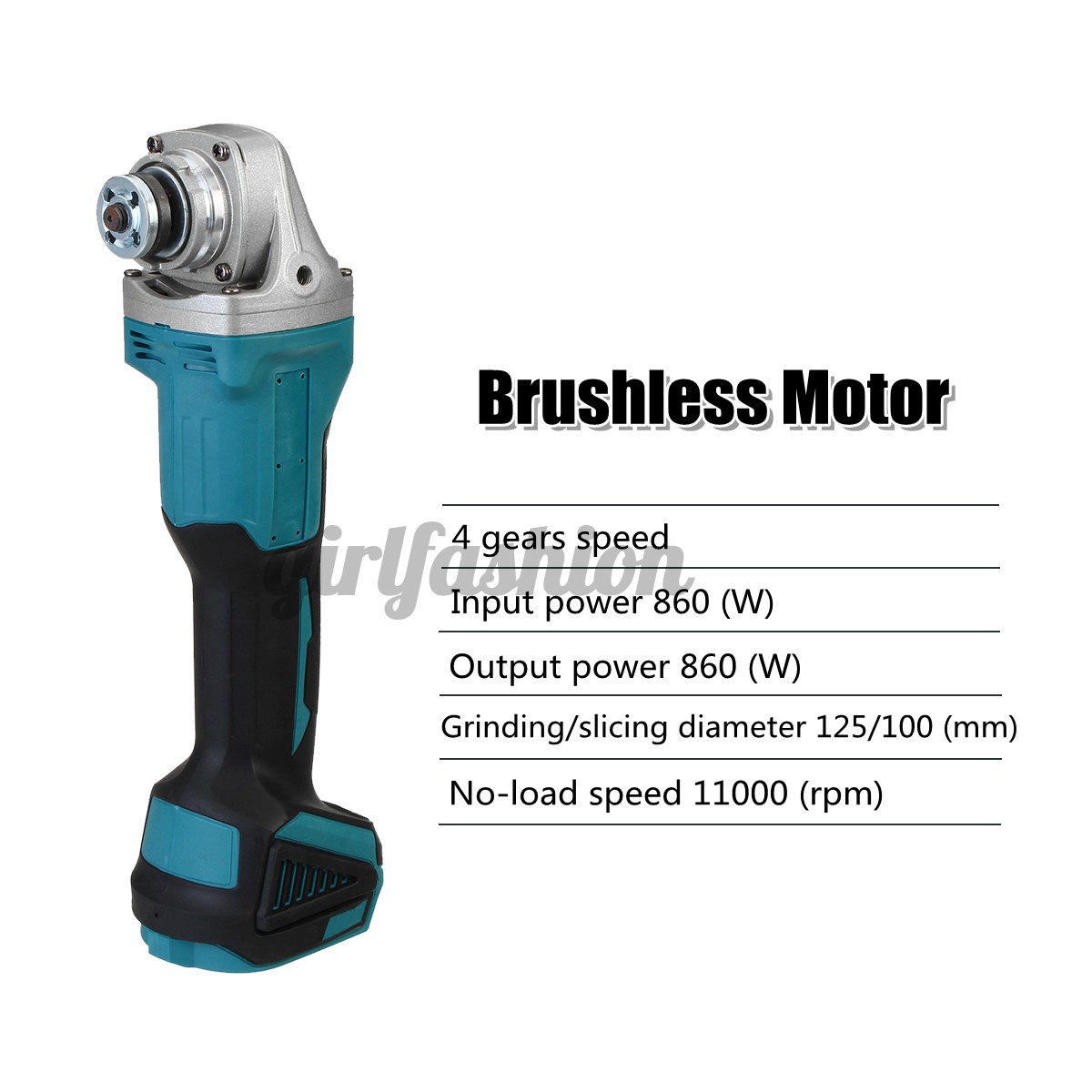 Máy Mài Không Dây 125mm Thay Thế Cho Pin Makita Li-Ion 18v