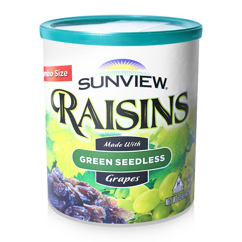 Nho Khô Mỹ Không Hạt Sunview Raisins (Nho Vàng)