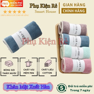 Khăn mặt cotton cao cấp xuất hàn 30*50cm