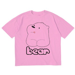 Áo thun bé gái form rộng in hình BEAR - ATBG33