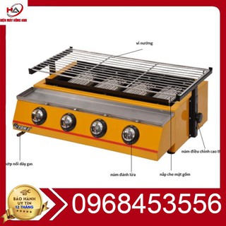 Bếp nướng BBQ bằng gas 4 đầu đốt ETON