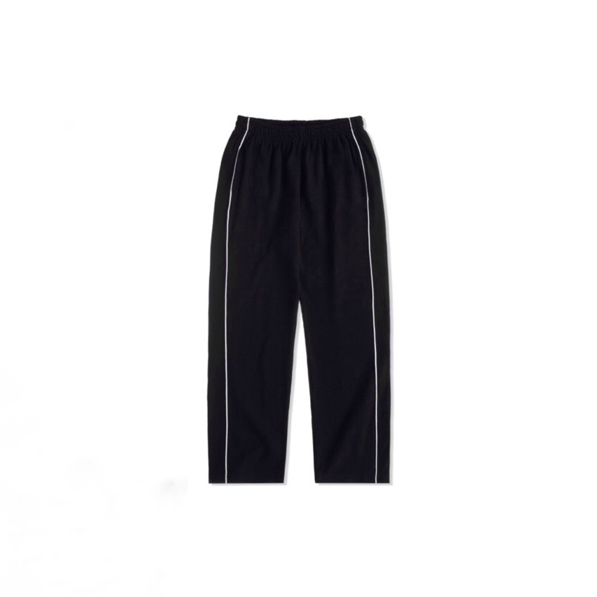 Quần track pants 2 sọc line ống rộng dáng suông Big Size phong cách unisex nam nữ chất umi cao cấp