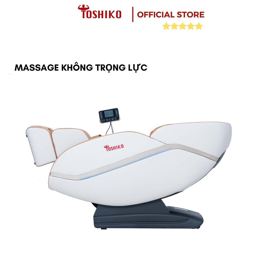 Ghế massage trị liệu toàn thân Toshiko T22 bảo hành 6 năm công nghệ điều khiển giọng nói bằng tiếng Việt và con lăn 4D