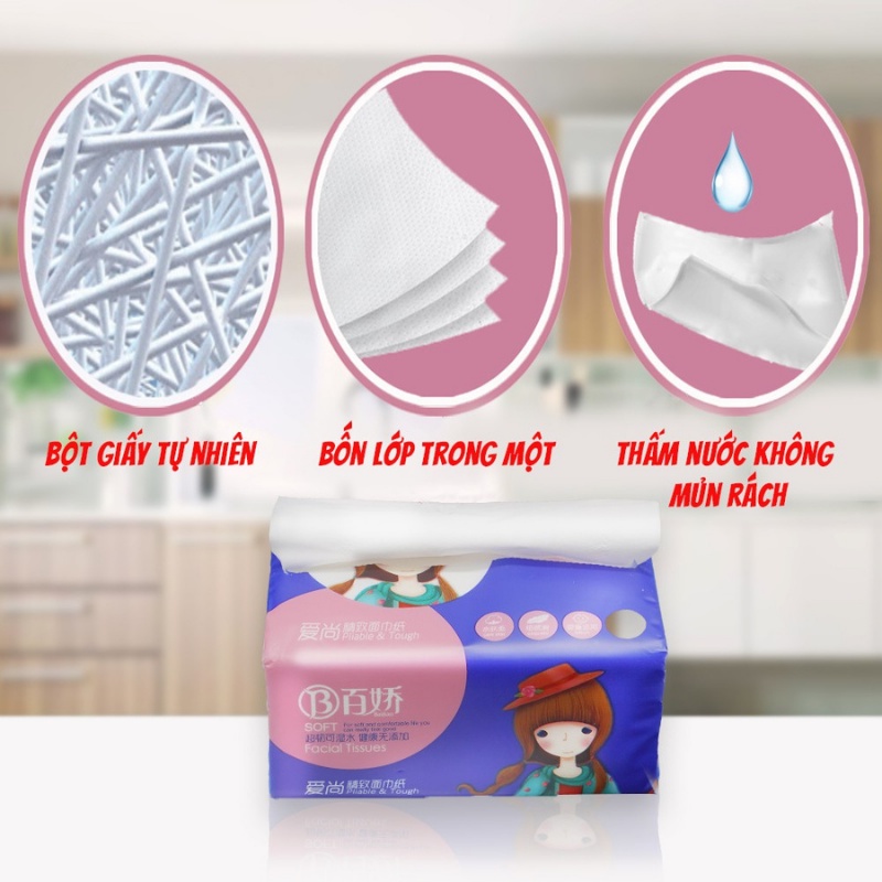 Giấy ăn gấu trúc loại mới an toàn cho bé SACUCO KG1