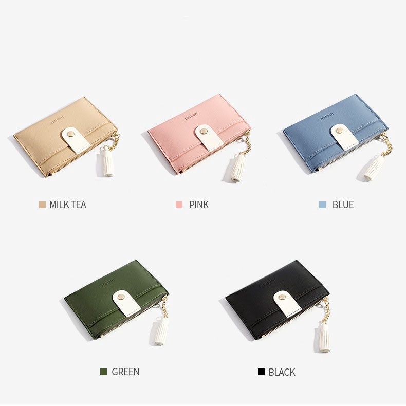 Ví Nữ Mini Da Pu Thời Trang Hàn Nhiều Ngăn | BigBuy360 - bigbuy360.vn