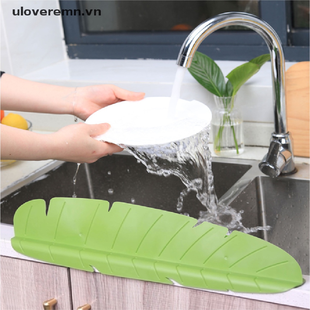 Tấm Silicon Mềm Chắn Bồn Rửa Chén Chống Bắn Nước / Dầu / Bắn Tiện Dụng Cho Nhà Bếp