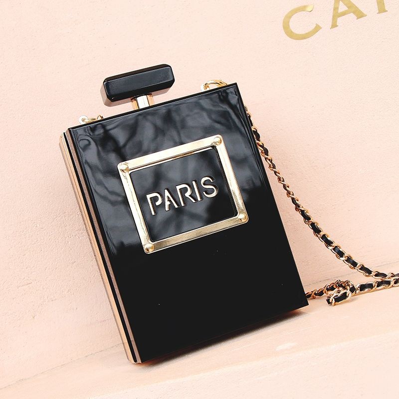 Ảnh thật 3 hình cuối-Túi xách hình chai nước hoa Paris độc đáo