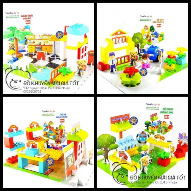 BỘ LẮP RÁP LEGO MỘT NGÀY CỦA BÉ - HKM SIMILAC