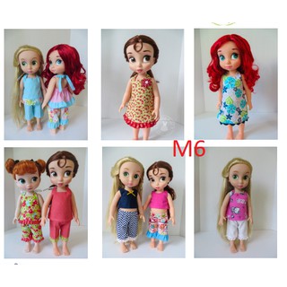 Rập giấy quần áo búp bê M6