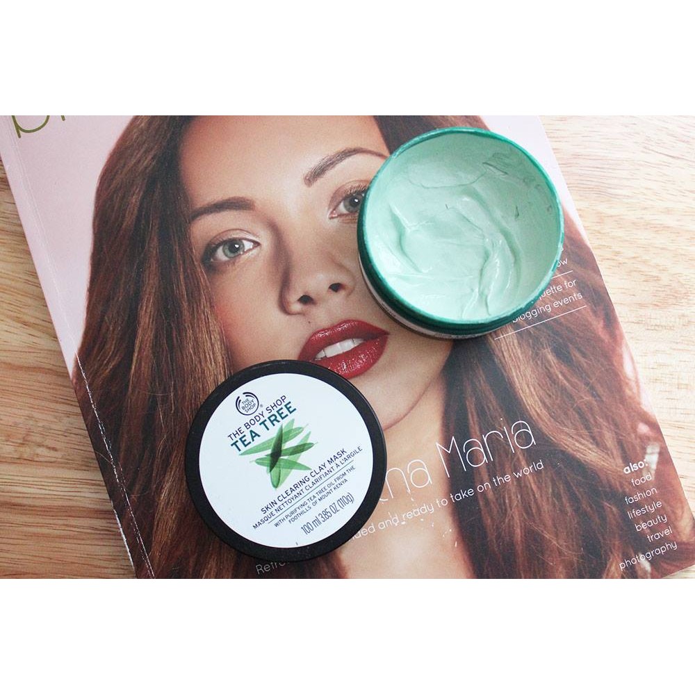 MẶT NẠ ĐẤT SÉT THE BODY SHOP TEA TREE SKIN CLEARING CLAY MASK