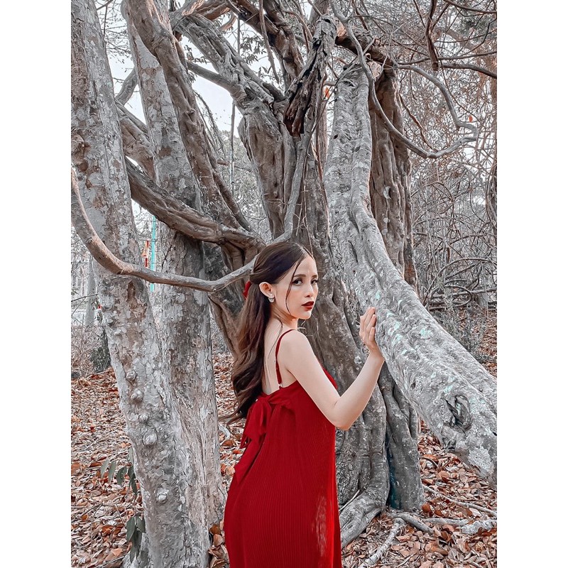 đầm xèo 2dây dập ly thắt nơ dã ngoại đi biển | BigBuy360 - bigbuy360.vn