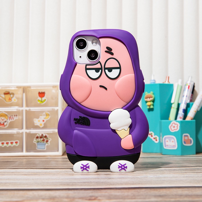 Ốp Điện Thoại Hình SpongeBob Màu Đen Cho iPhone13Pro iP12Pro XR iPhone11 12Promax 13Promax 11 12 13