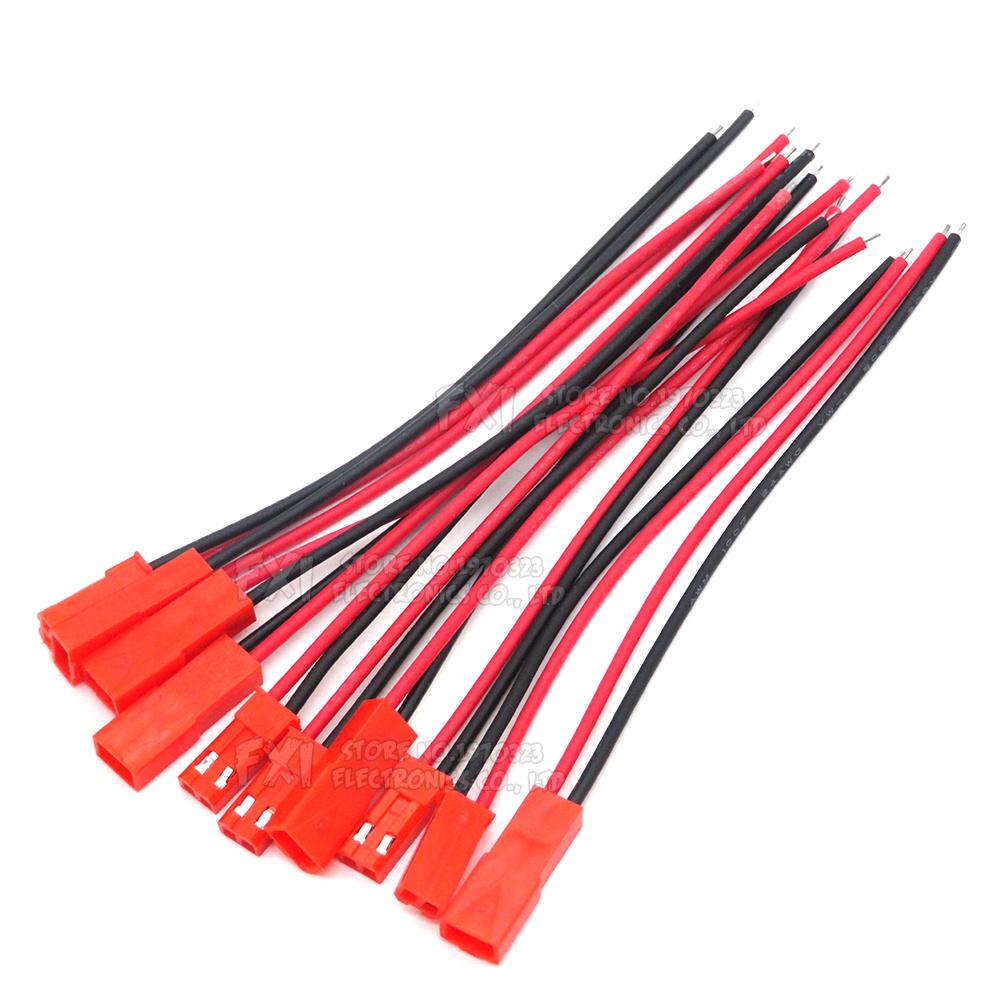 Cáp Nối JST Male + Female Cho Pin RC 10CM 20CM 30CM