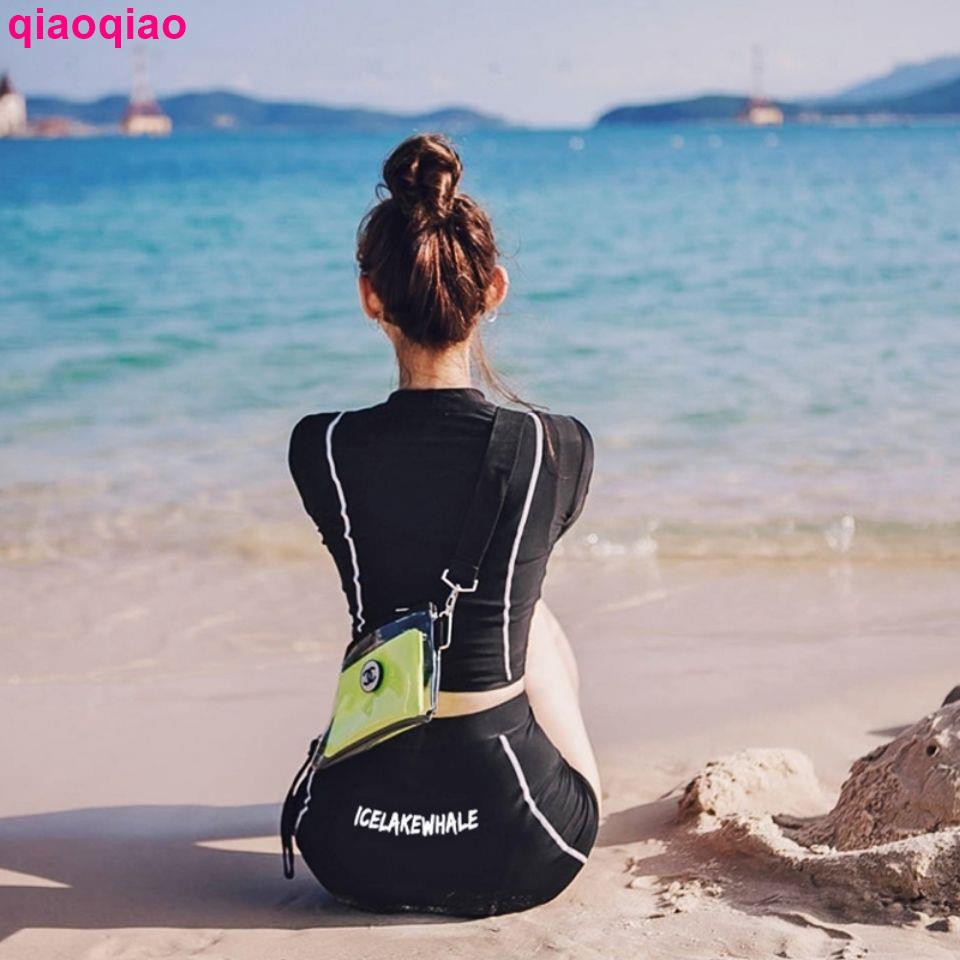 Bộ Đồ Bơi Dài Tay Lưng Cao Chống Nắng Thời Trang Cho Nữ | BigBuy360 - bigbuy360.vn