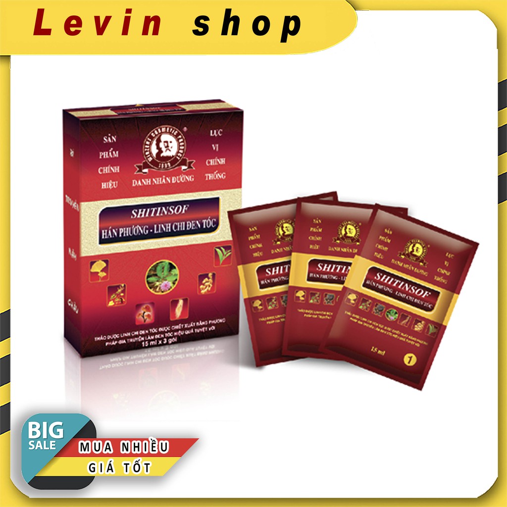 Dầu Gội Đen Tóc Shitinsof Hán Phương - Linh Chi