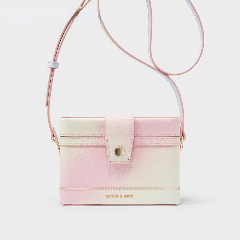 Charles and KEITH CK2-80701182 Túi Xách Một Dây Đeo Vai Phong Cách Retro