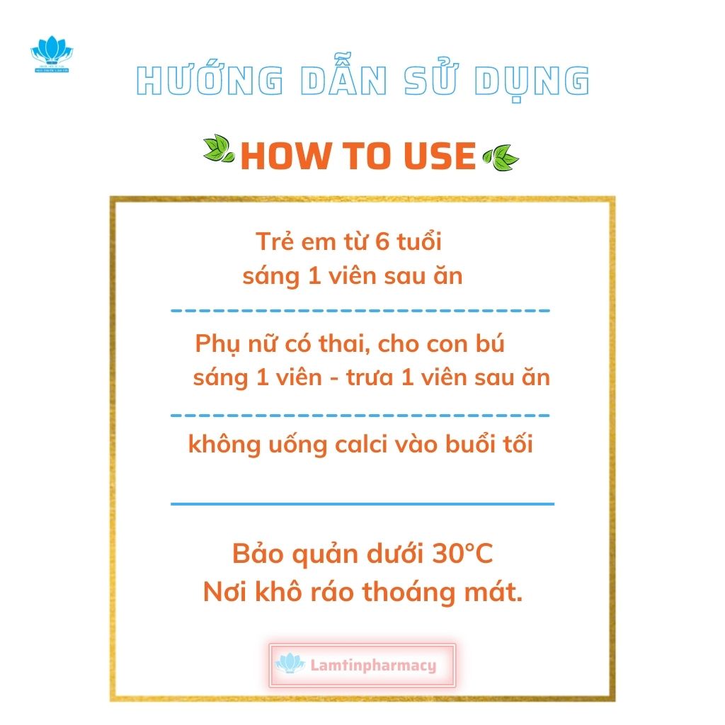 CANXI CHELA CALCIUM D3 -  bổ sung Canxi và Vitamin D3, không táo bón, dùng trước và sau sinh ( hộp 30 viên )