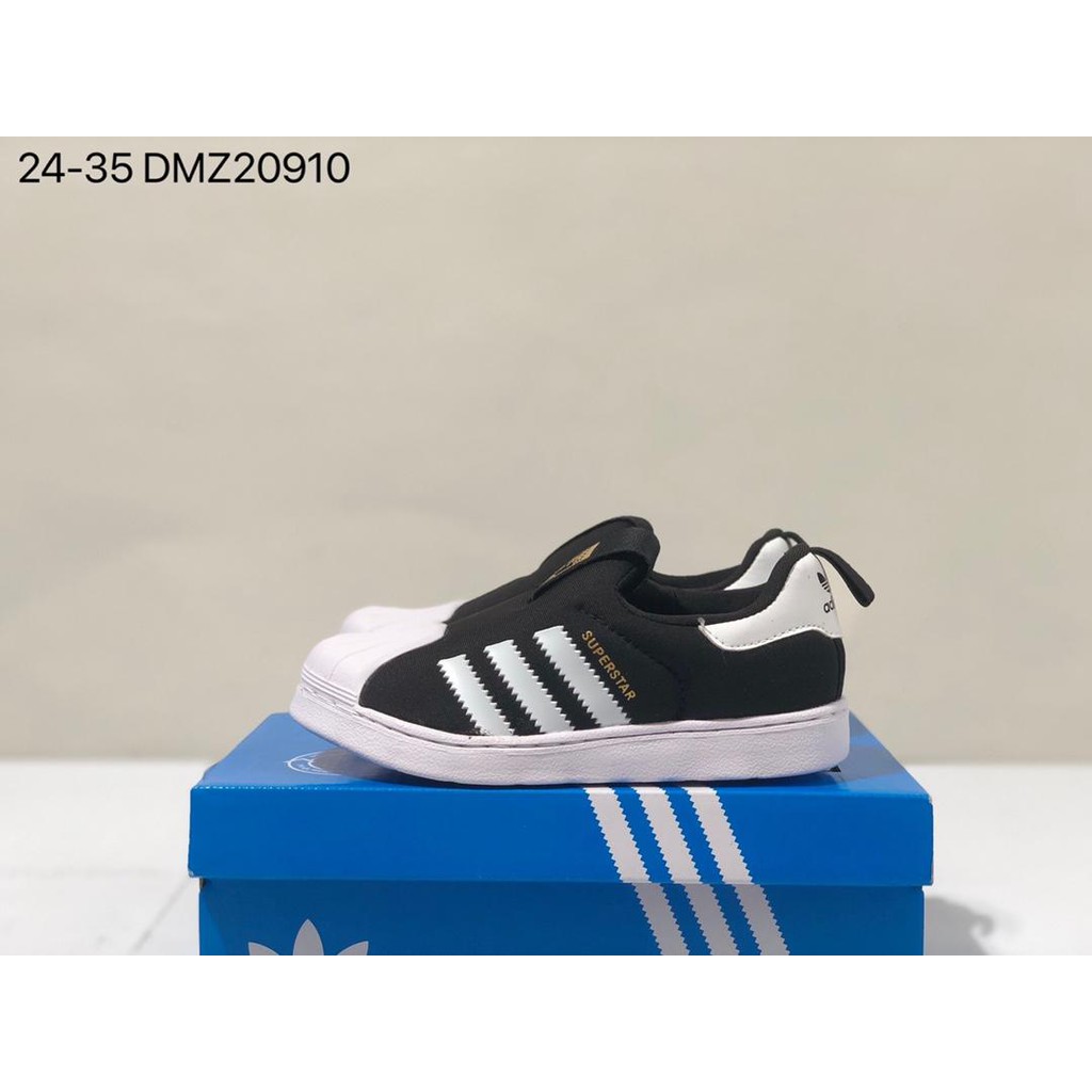 Giày Thể Thao Adidas Superstar Vỏ Sò Thiết Kế Dễ Thương Cho Bé