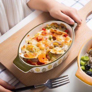 KHAY NƯỚNG SỨ HỌA TIẾT