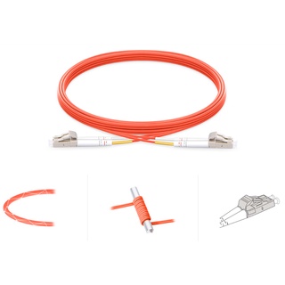 Dây nhảy quang LC-LC Multimode OM2 chiều dài 3m Simplex/Duplex 3.0mm