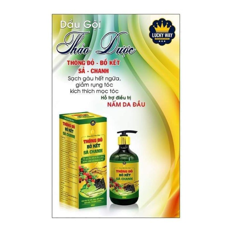 Dung Dịch Thảo Dược Thông Đỏ Bồ Kết Sả Chanh