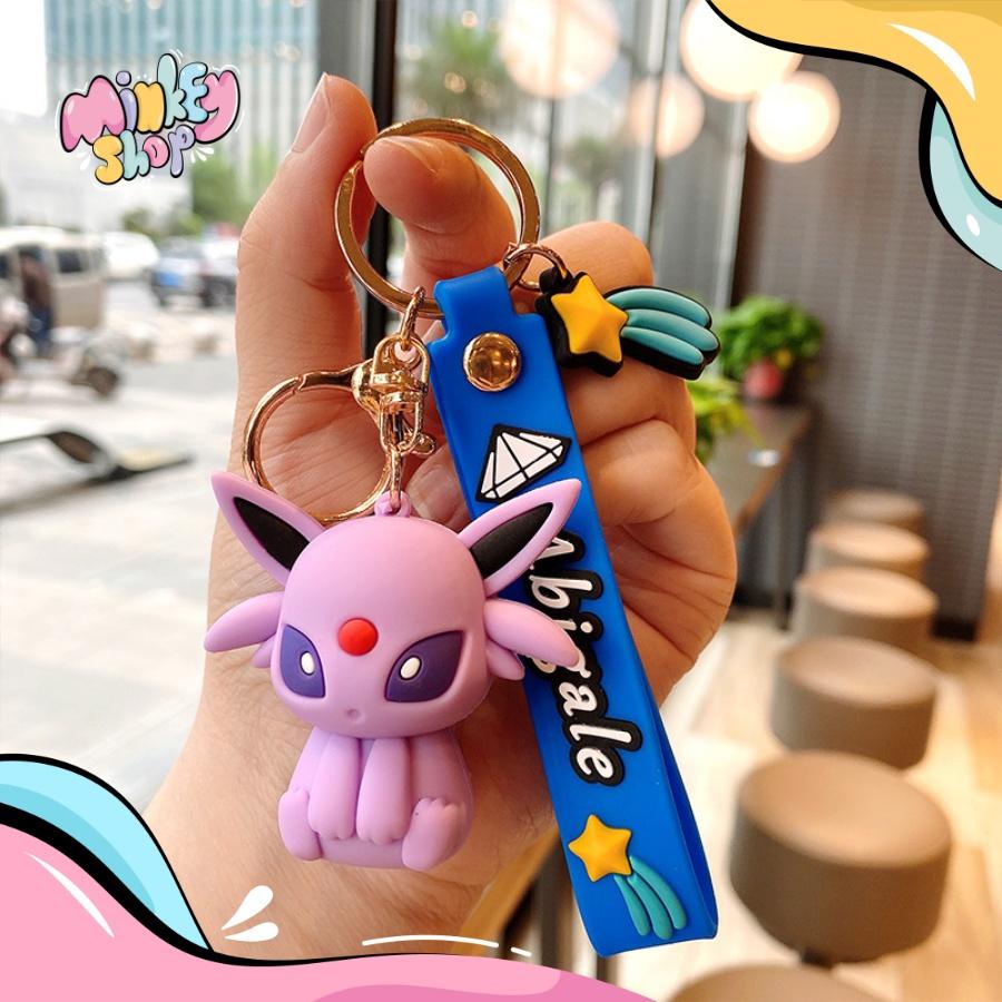 Móc Khoá Pokemon Abigale Pikachu Đáng Yêu NHiều Mẫu Phụ Kiện Túi Xách, Balo, Cặp Xách Dễ Thương 02MKP -MINK