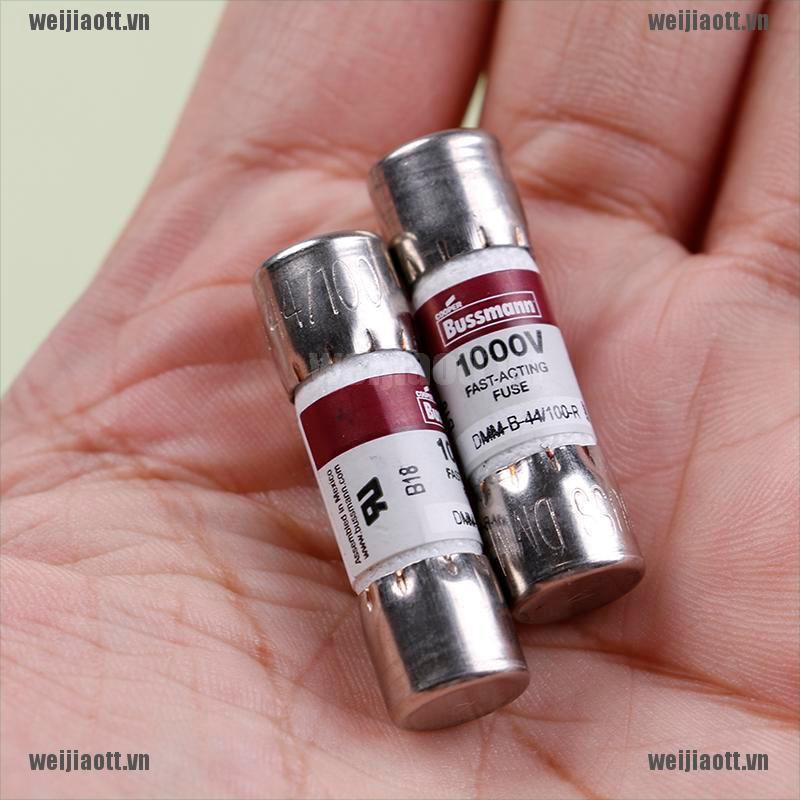 Set 2 Đầu Cầu Chì Đa Năng Dmm-B44/100-R Dmm-34/100R 10x35mm 440ma 1000v