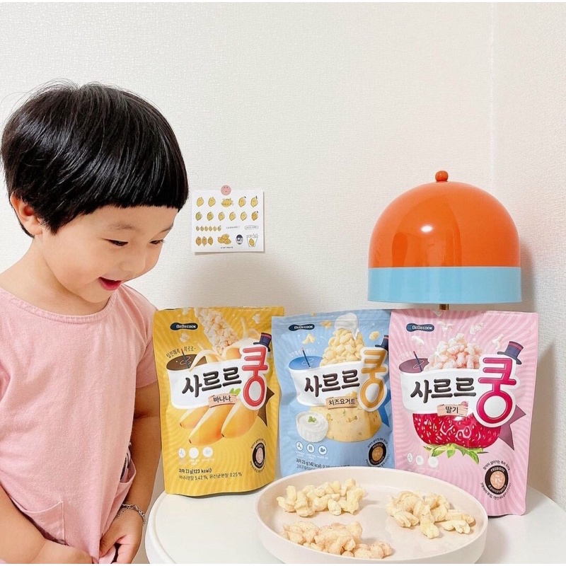 Bánh bỏng ăn dặm Bebecook Hàn Quốc bổ sung lợi khuẩn cho bé - Bituti Shop