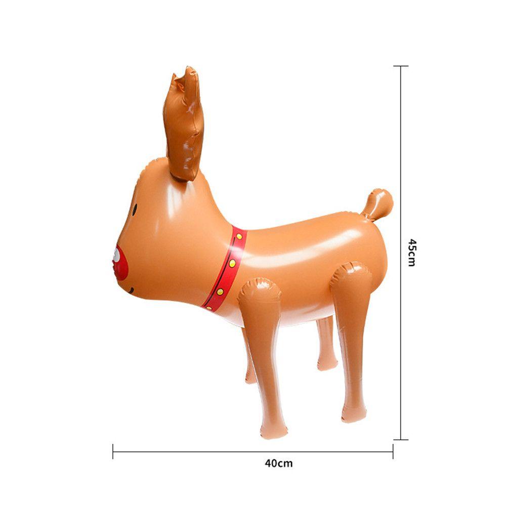 LAKAMIER Bóng Bơm Hơi Hình Tuần Lộc Vui Nhộn