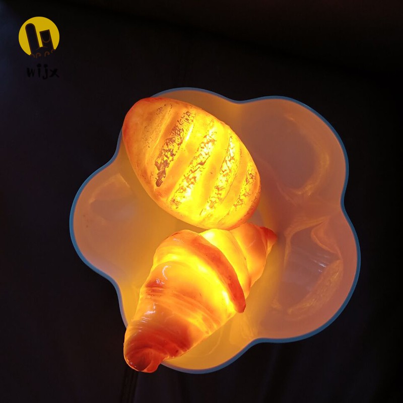 Đèn Ngủ Led Hình Bánh Mì Phong Cách Hàn Quốc Sáng Tạo Dùng Để Trang Trí Phòng Ngủ / Cửa Hàng / Nhà Ở